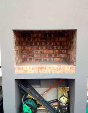 Brick braai - Before